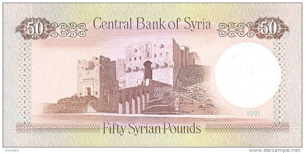 SY P. 103e 50 P 1991 UNC - Syrie