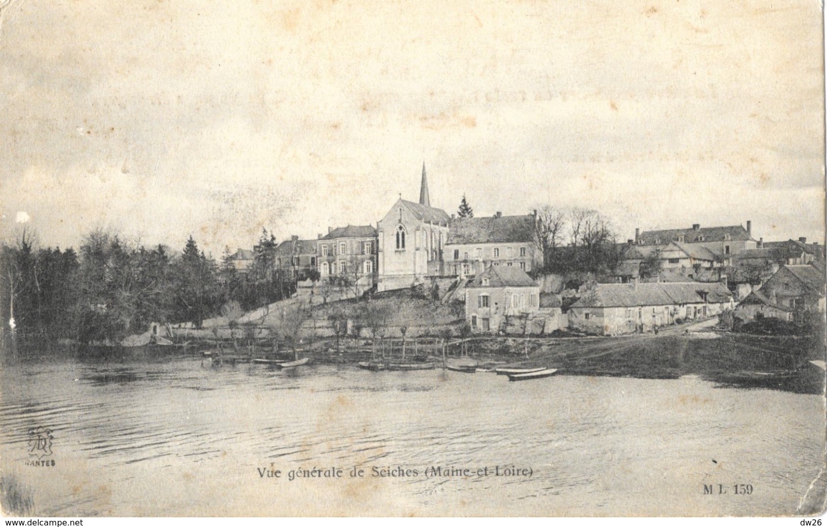 Vue Générale De Seiches-sur-Loir (Maine-et-Loire) - Carte M.L. N° 159 - Seiches Sur Le Loir