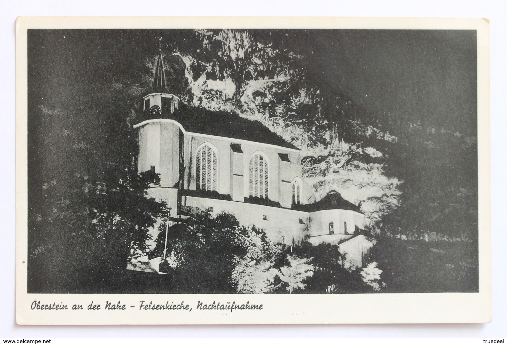 Oberstein An Der Nahe, Felsenkirche, Nachtaufnahme, Deutschland Germany, Echte Foto - Idar Oberstein