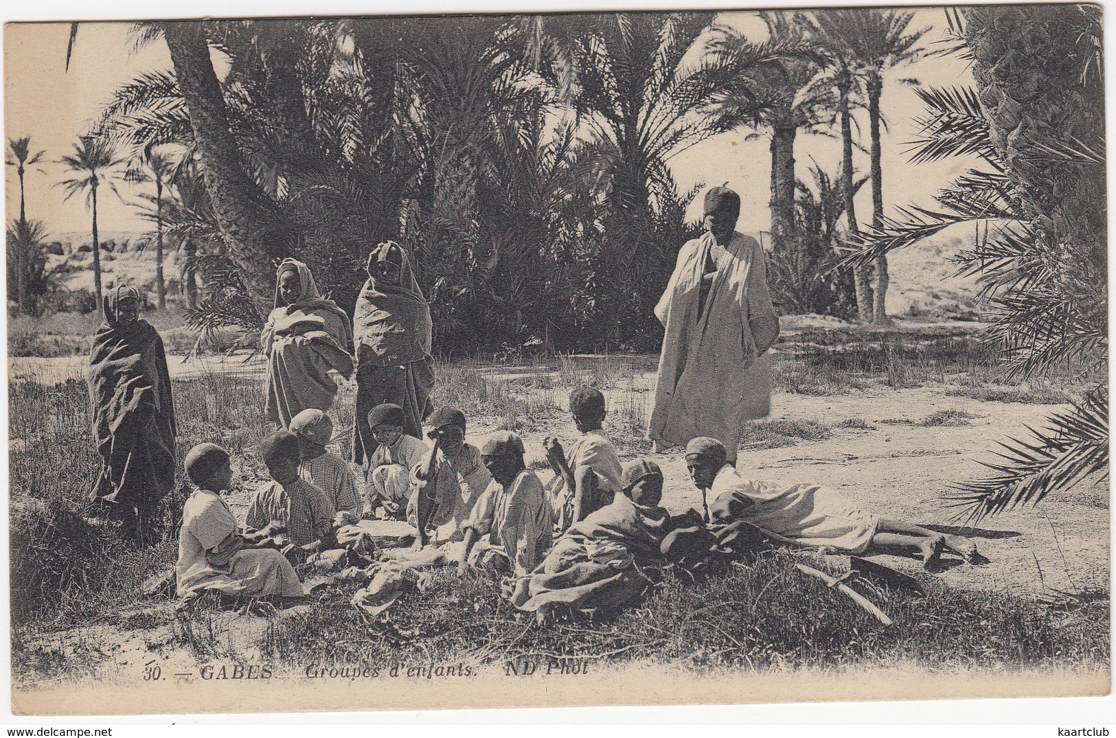 Gabes - Groupes D'enfants  - (30. ND Phot.)  - (Tunesie) - Tunesië