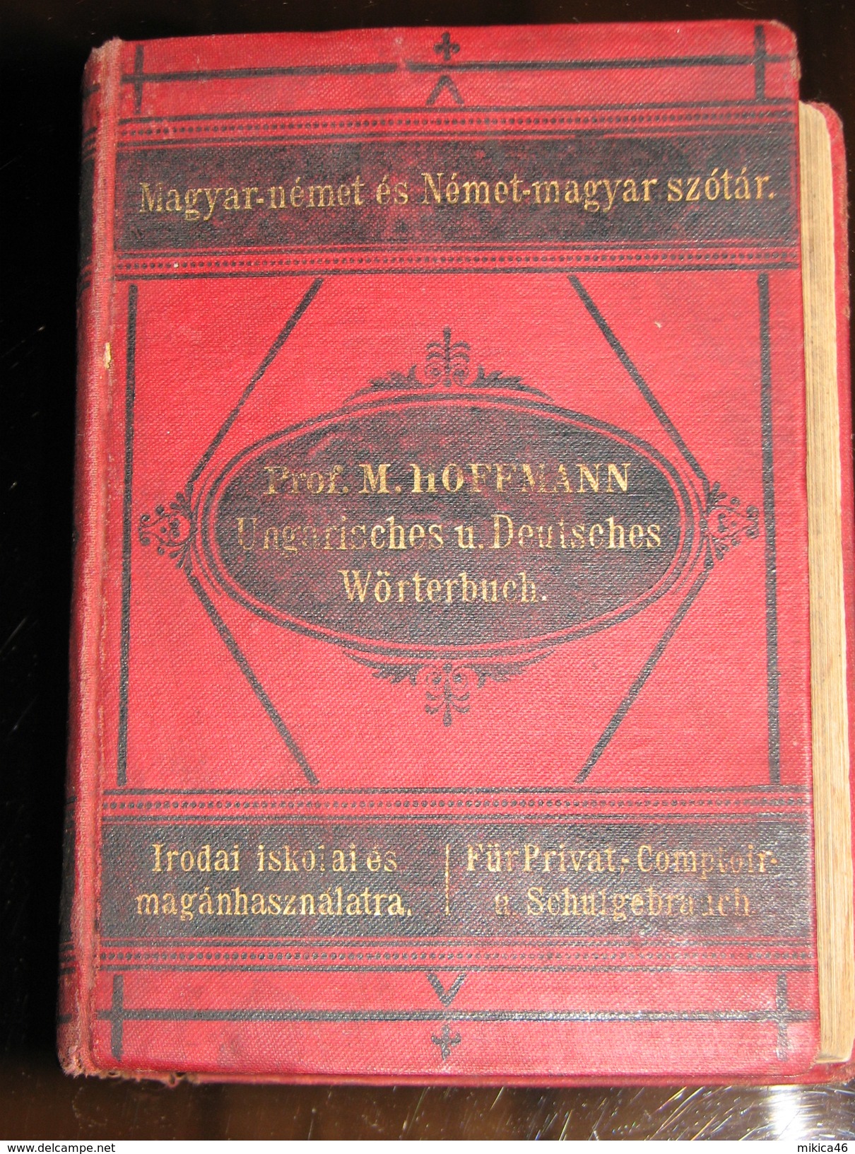 Ungarisch-deutsches Und Deutsch-ungarisches Taschenwörterbuch 1899 - Dictionaries