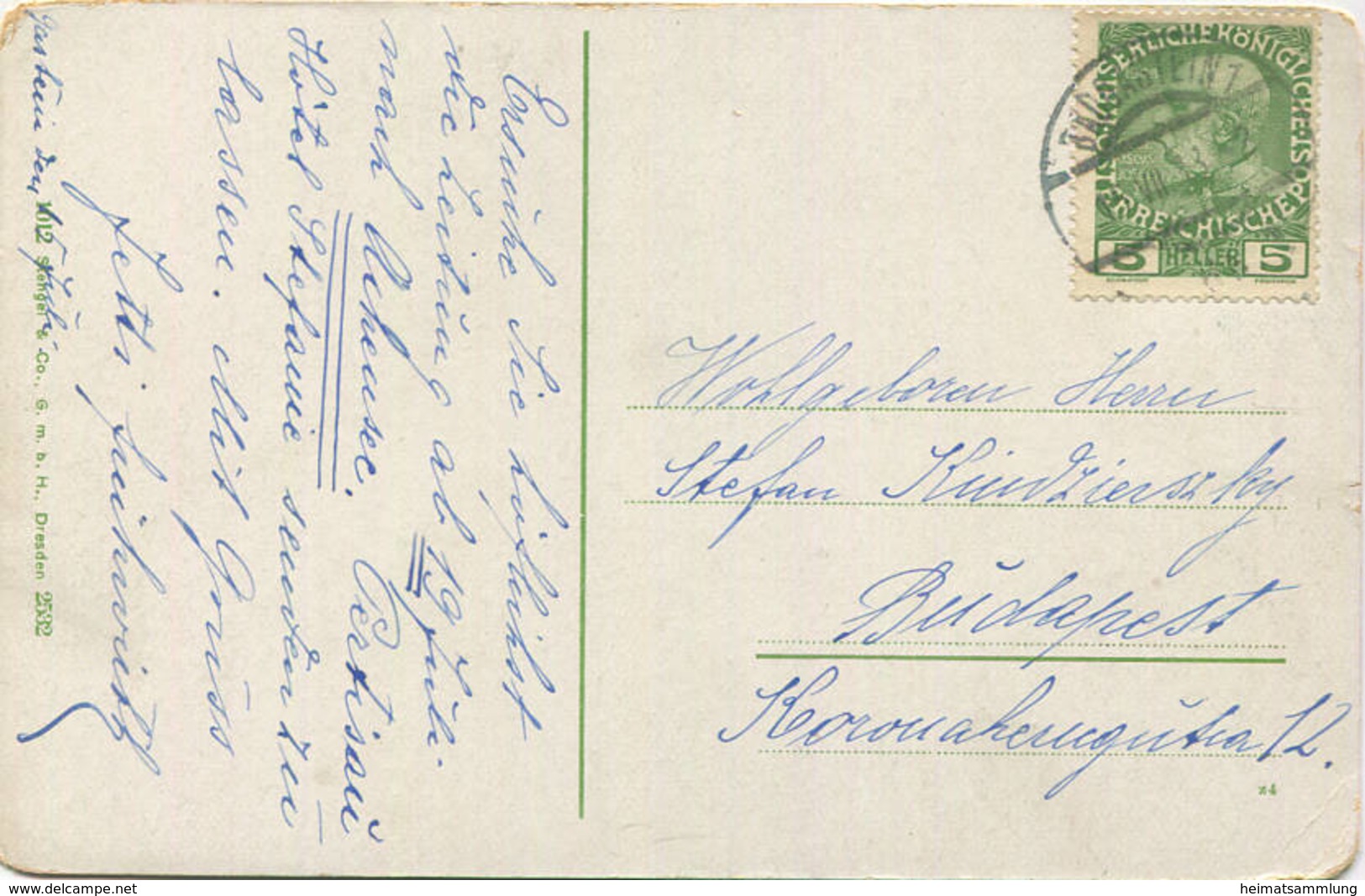 Böckstein - Blick Ins Anlauftal - Verlag Stengel & Co. Dresden Gel. 1913 - Böckstein
