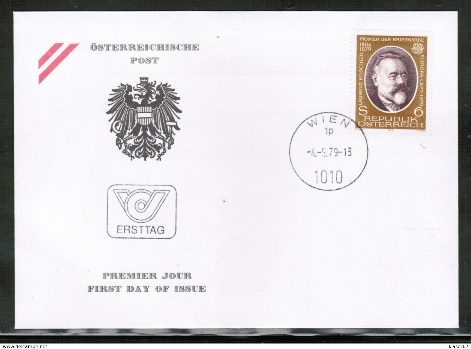 CEPT 1979 AT MI 1608 AUSTRIA FDC - 1979