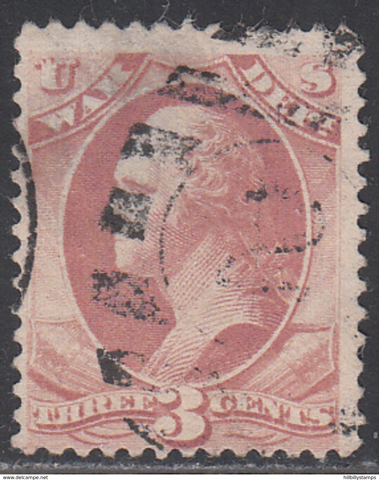 UNITED STATES    SCOTT NO. 0116     USED      YEAR  1879 - Usados