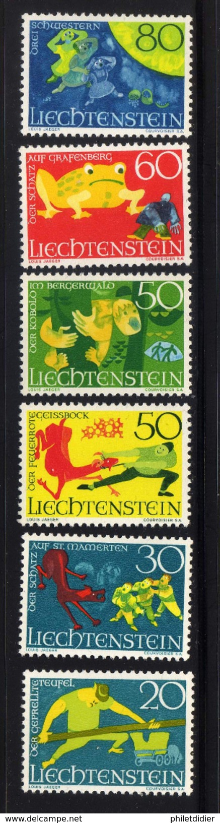 LOT DE TIMBRES DU LIECHTENSTEIN NEUFS**   TRES BEAUX TIMBRES - Collections