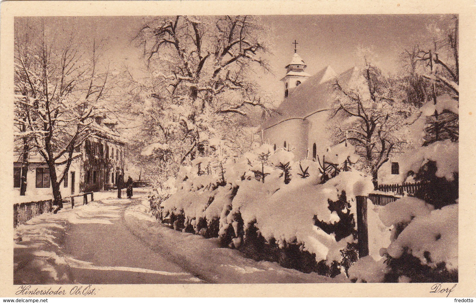 Hinterstoder-Dorf- Im Winter - Hinterstoder