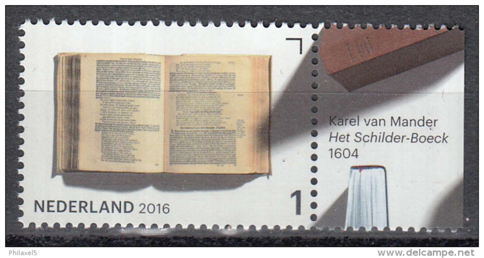 Nederland - Jaar Van Het Boek - Karel Van Mander - Het Schilder-Boeck - MNH - NVPH 3455 - Schrijvers