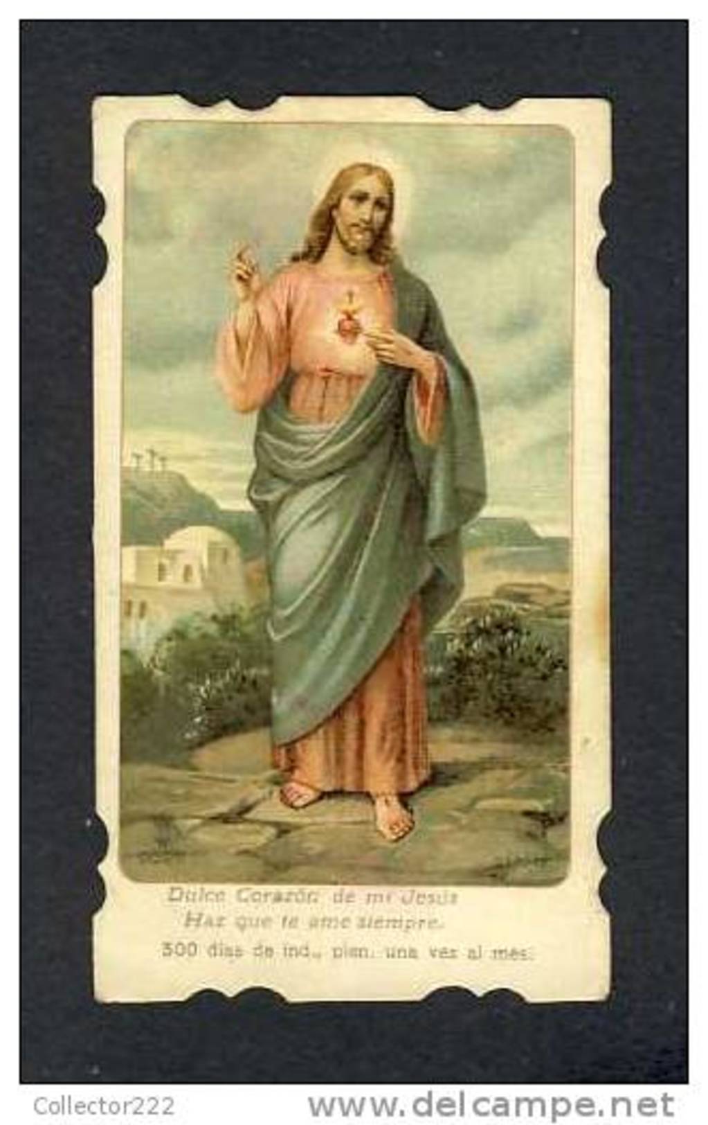 Image Pieuse: Jésus, Sacré Coeur (Lega Eucaristica Num.9099) (Ref.78060) - Santini