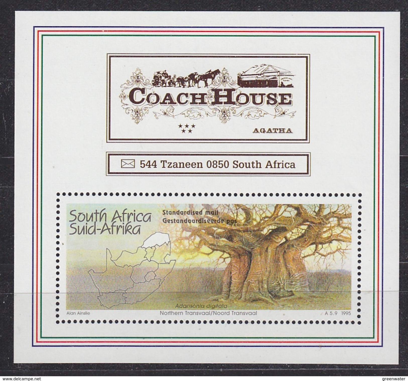 South Africa 1995 Northern Transvaal / Coach House M/s ** Mnh (34343A) - Blokken & Velletjes