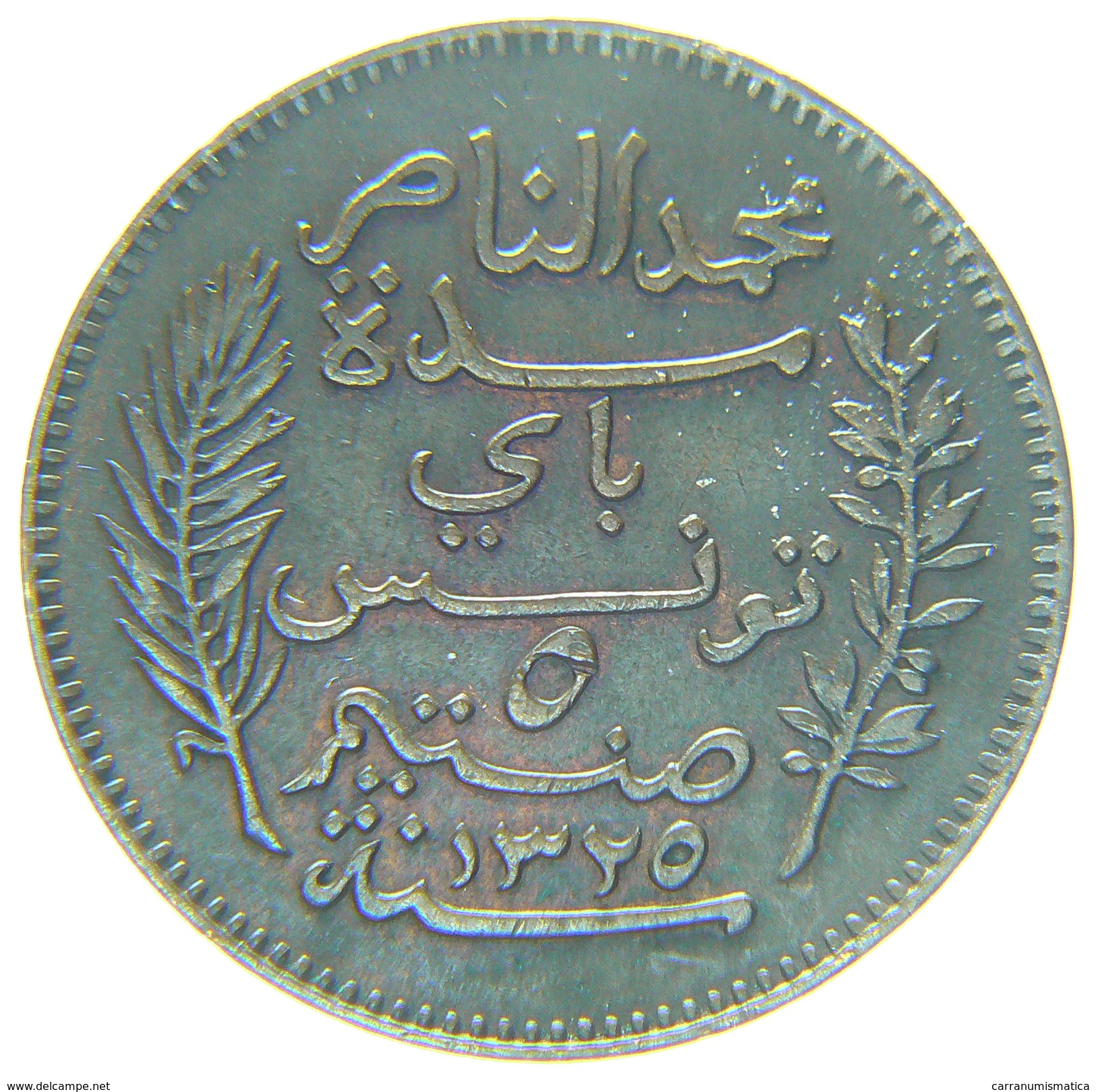 [NC] TUNISIA - TUNISIE - 5 CENTIMES 1907 A - Tunisia