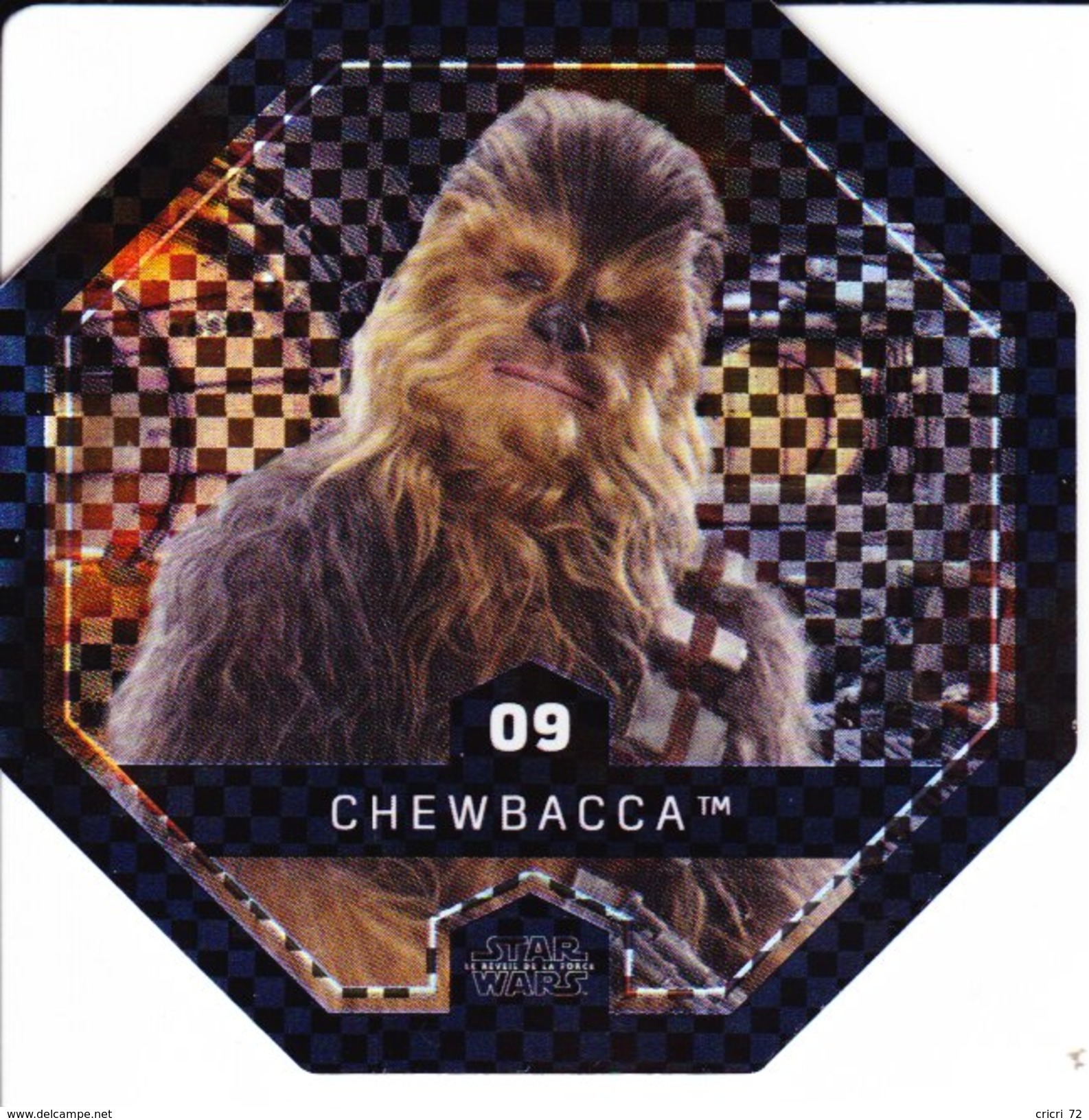 09 CHEWBACCA 2016 STAR WARS LECLERC COSMIC SHELLS - Episodio II