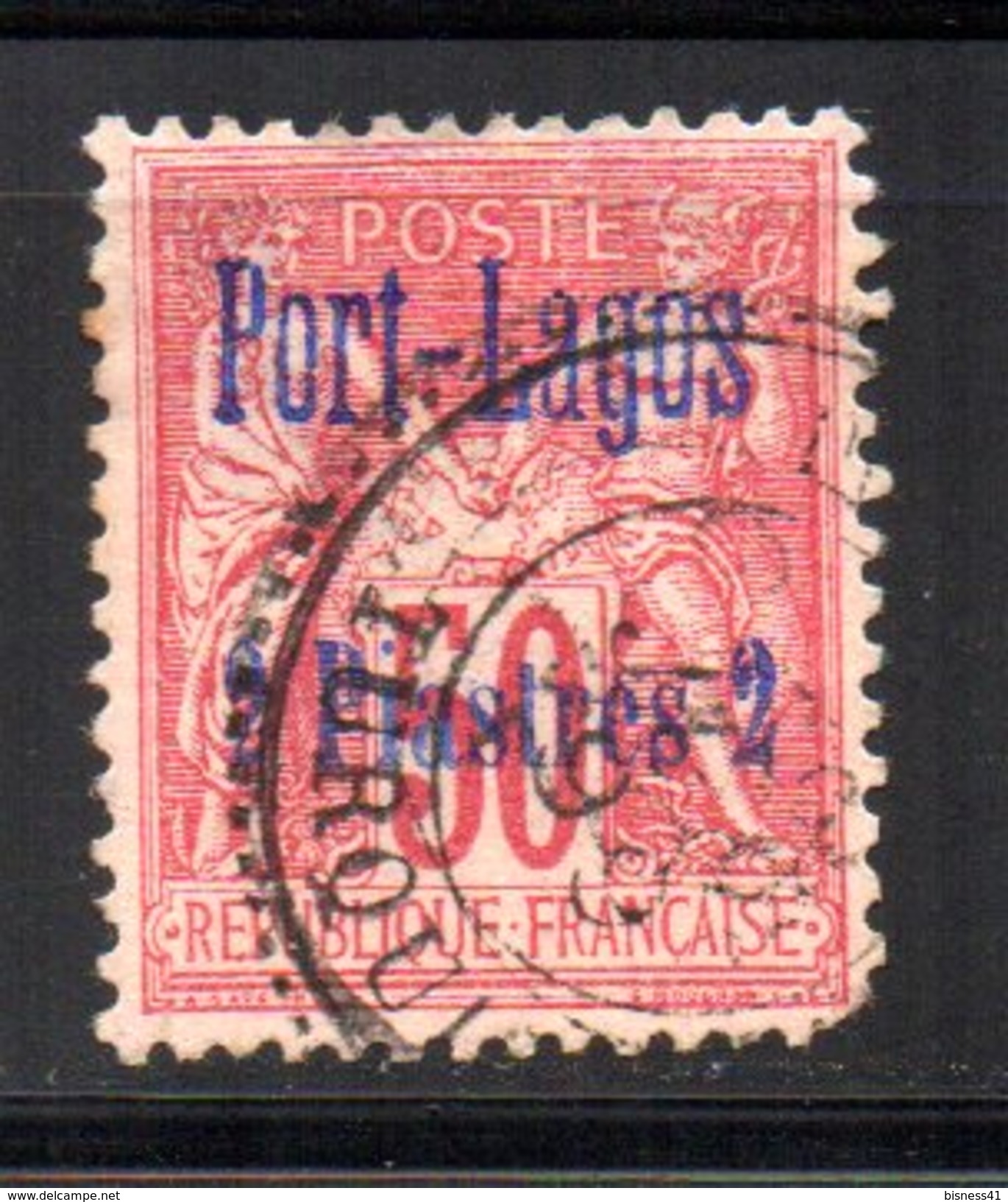 Port Lagos Oblitéré : N° 5 Oblitéré , Cote : 110,00 &euro; - Used Stamps