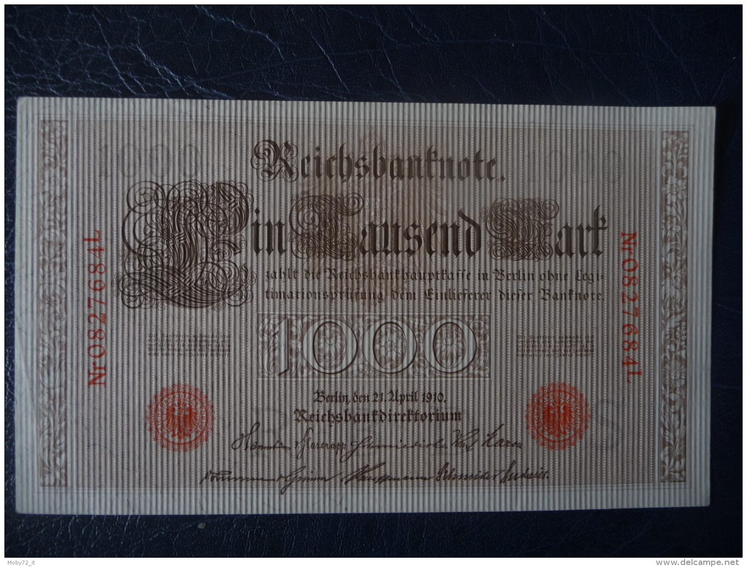 Germania Reich - 1910 - Banconota 1000 Marchi - 1000 Mark