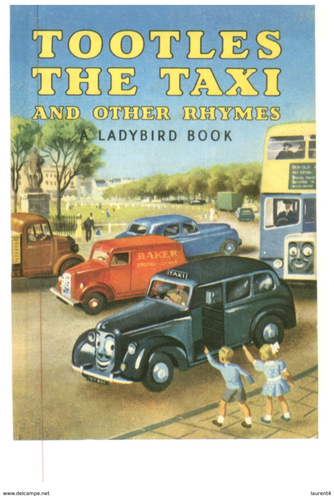 (194) Ladybird Book Cover on postcard (5 different)