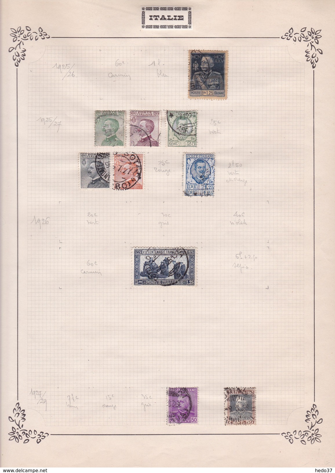 Italie - Collection Vendue Page Par Page - Timbres Oblitérés / Neufs *(avec Charnière) -Qualité B/TB - Gebraucht