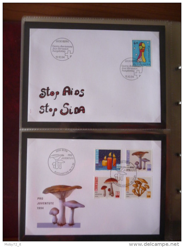 Collezione FDC Svizzera 1991/96 (m246)