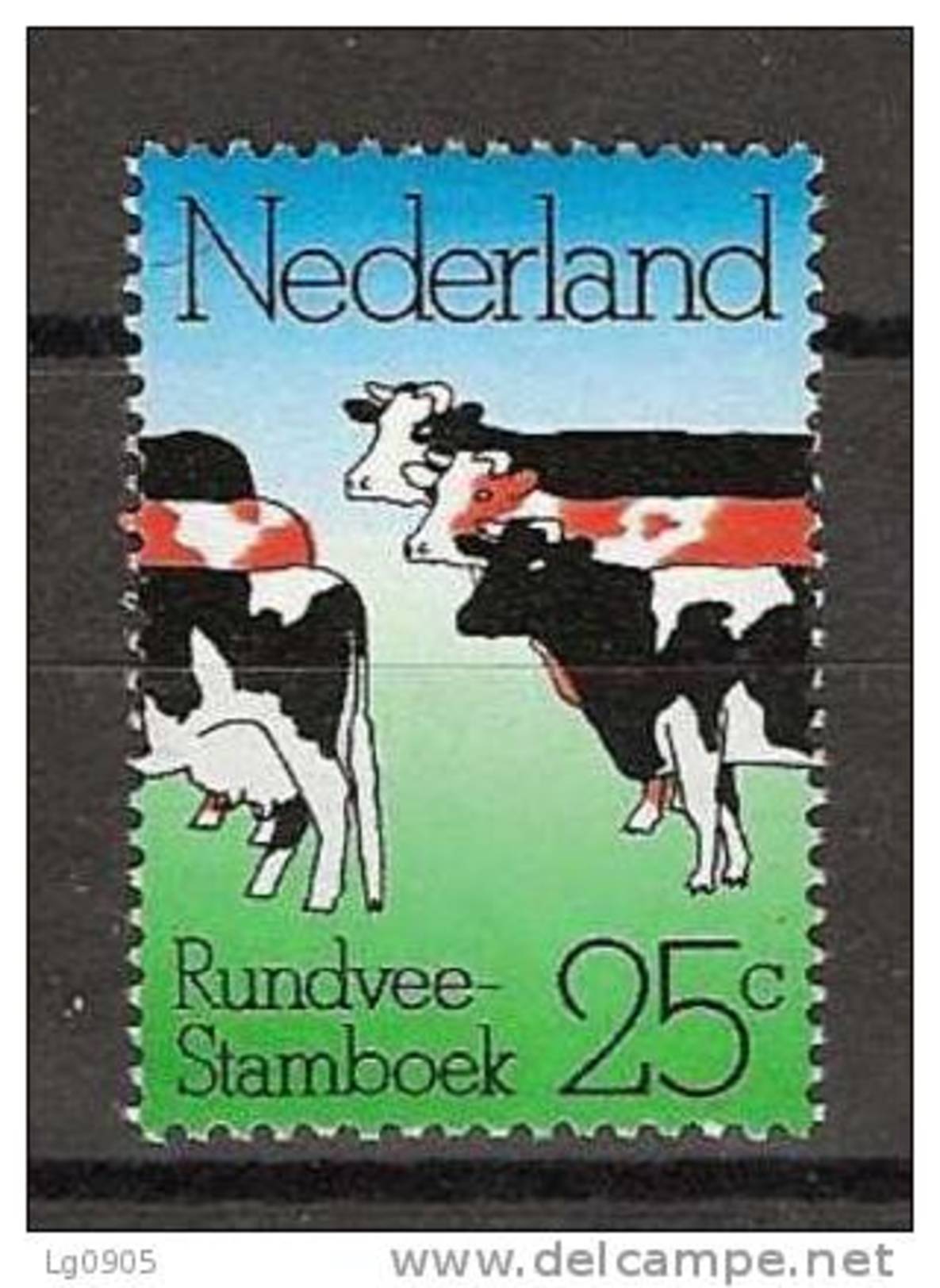 Netherlands Nederland Niederlande Pays Bas 1052 MNH; Koe, Cow, La Vache, Vaca - Vacas