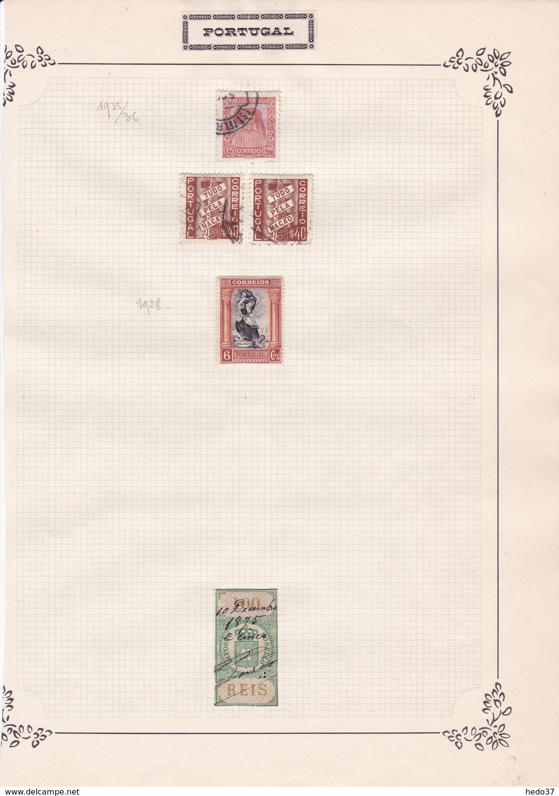 Portugal - Collection Vendue Page Par Page - Timbres Oblitérés / Neufs *(avec Charnière) -Qualité B/TB - Oblitérés