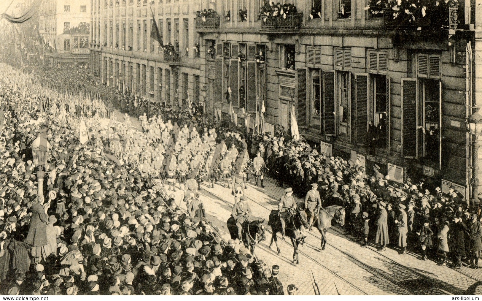 Postcard / ROYALTY / Belgium / Belgique / Entrée Du Roi Albert I Et Des Troupes Alliées / Koning Albert I / 1918 - Guerre 1914-18