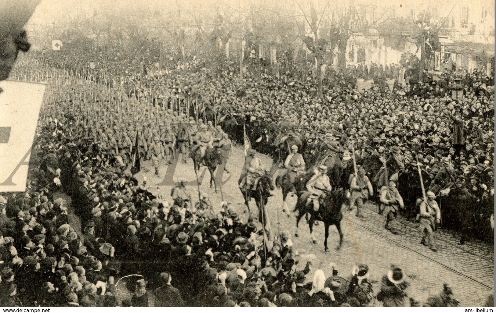 Postcard / ROYALTY / Belgium / Belgique / Entrée Du Roi Albert I Et Des Troupes Alliées / Koning Albert I / 1918 - Guerre 1914-18