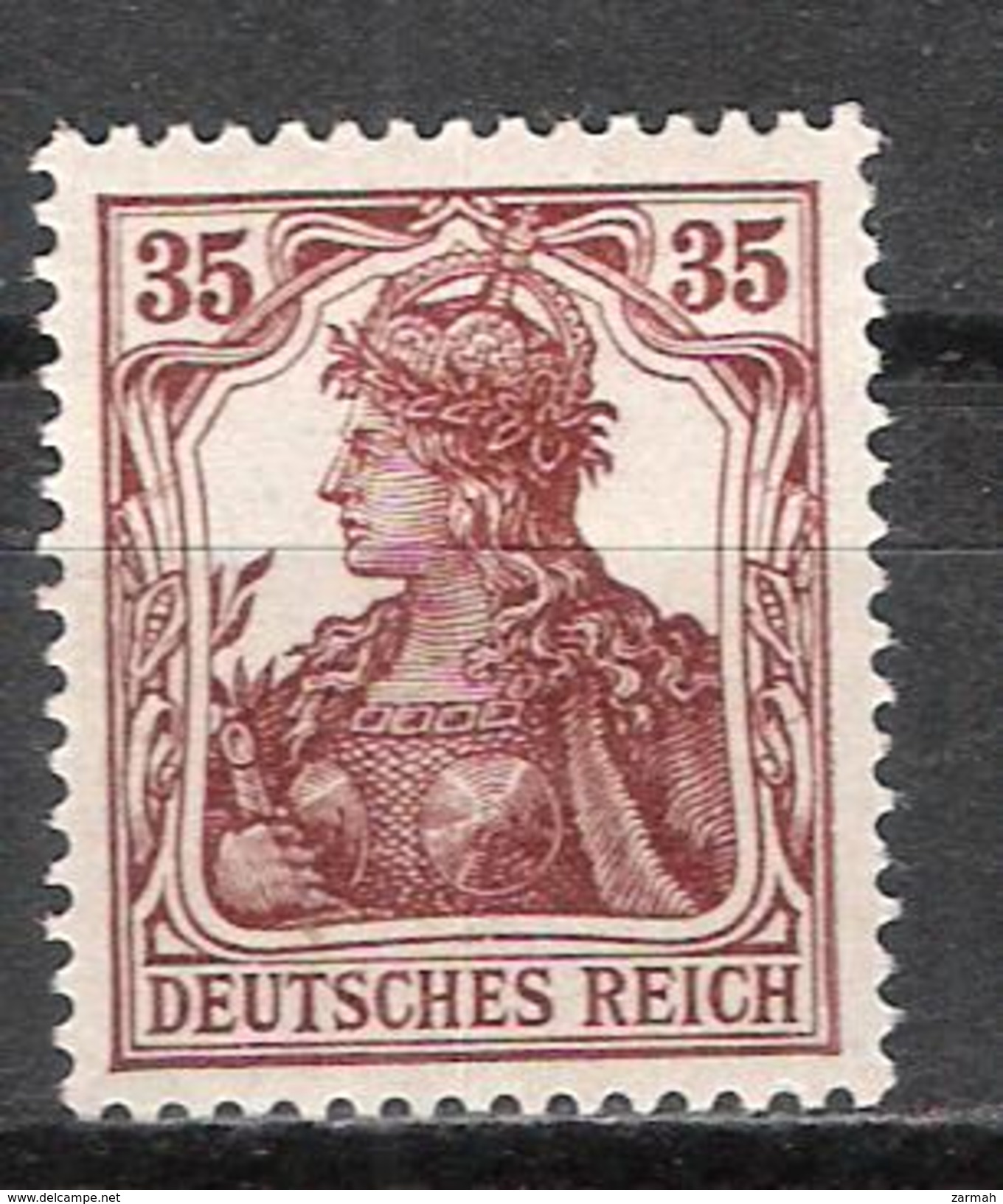 Reich Variété Du N° 102 Neuf ** Michel 103a Signalé "a" Au Dos - Neufs