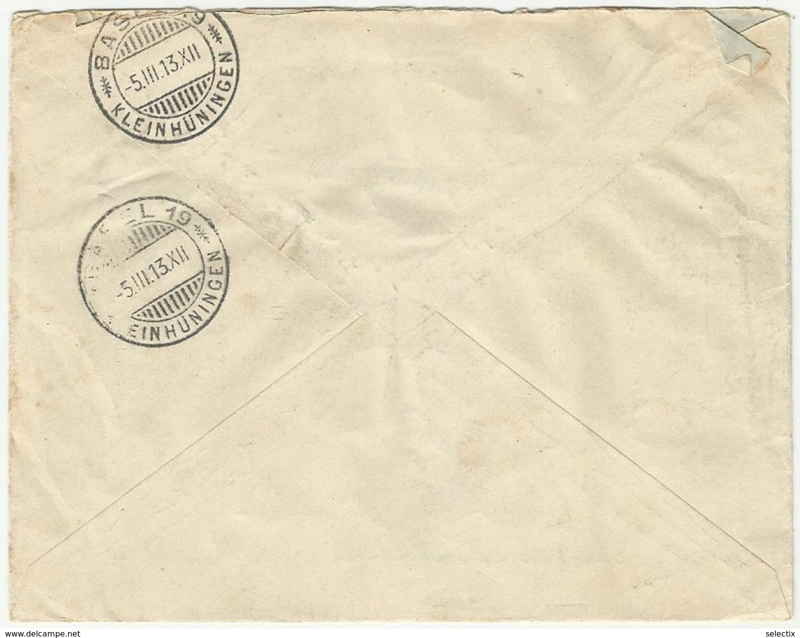 Greece 1913 Italian Occupation Of Patmos - Patmo (Egeo) - Registered Cover - Macedonia