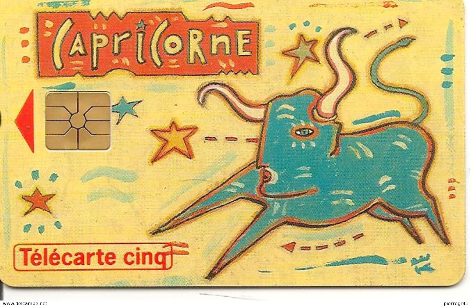 CARTE°-FR-PRIVEE-Gn 49-GEMA-06/94-HOROSCOPE-CAPRICORNE-UTILISE- TBE-LUXE - 5 Unités