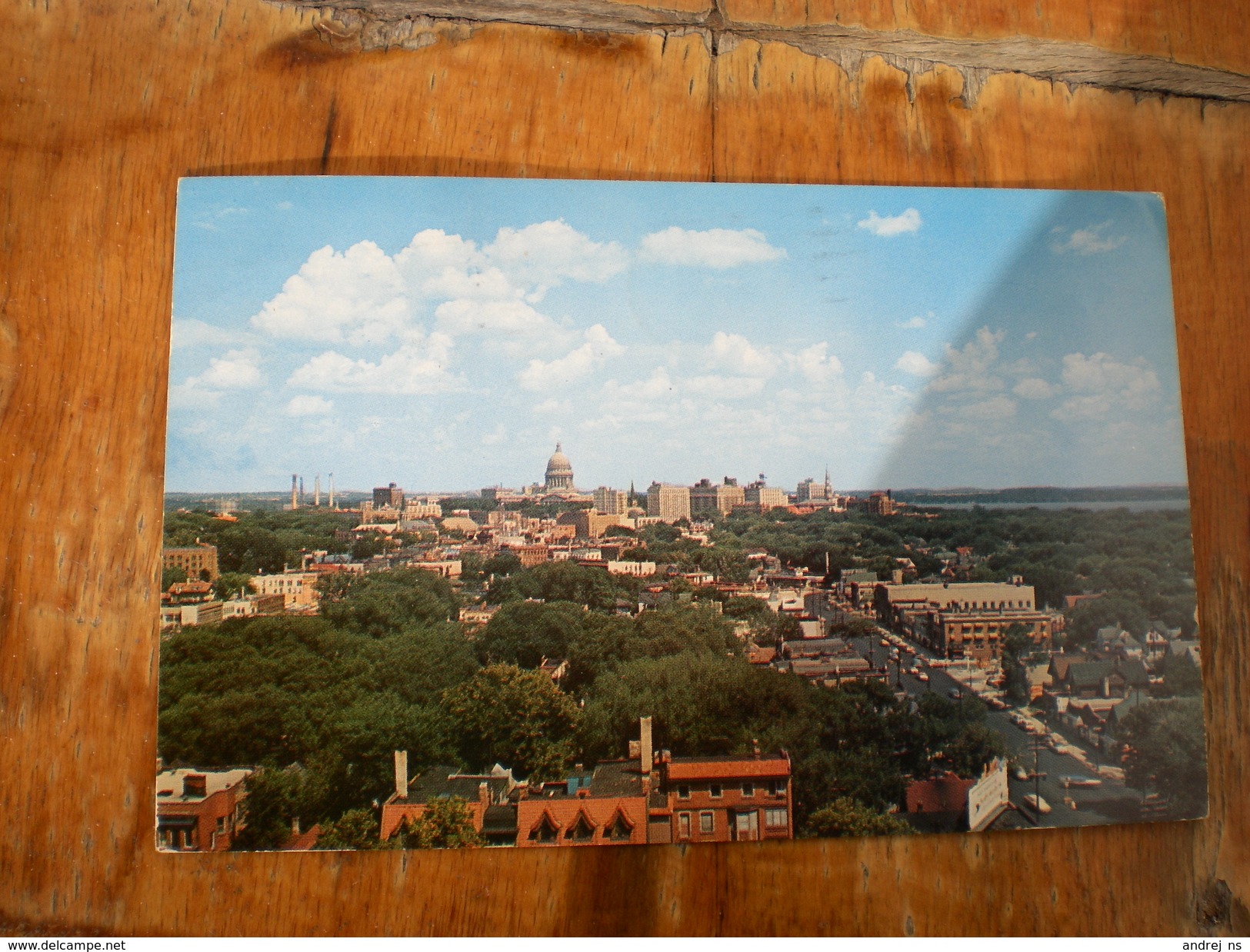 Madison And State Capital Madison Wisconsin 1961 - Madison