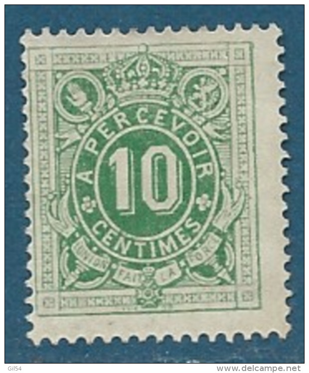 Belgique Taxe  - YVERT  N° 1 (*)  Cw 17204 - Stamps