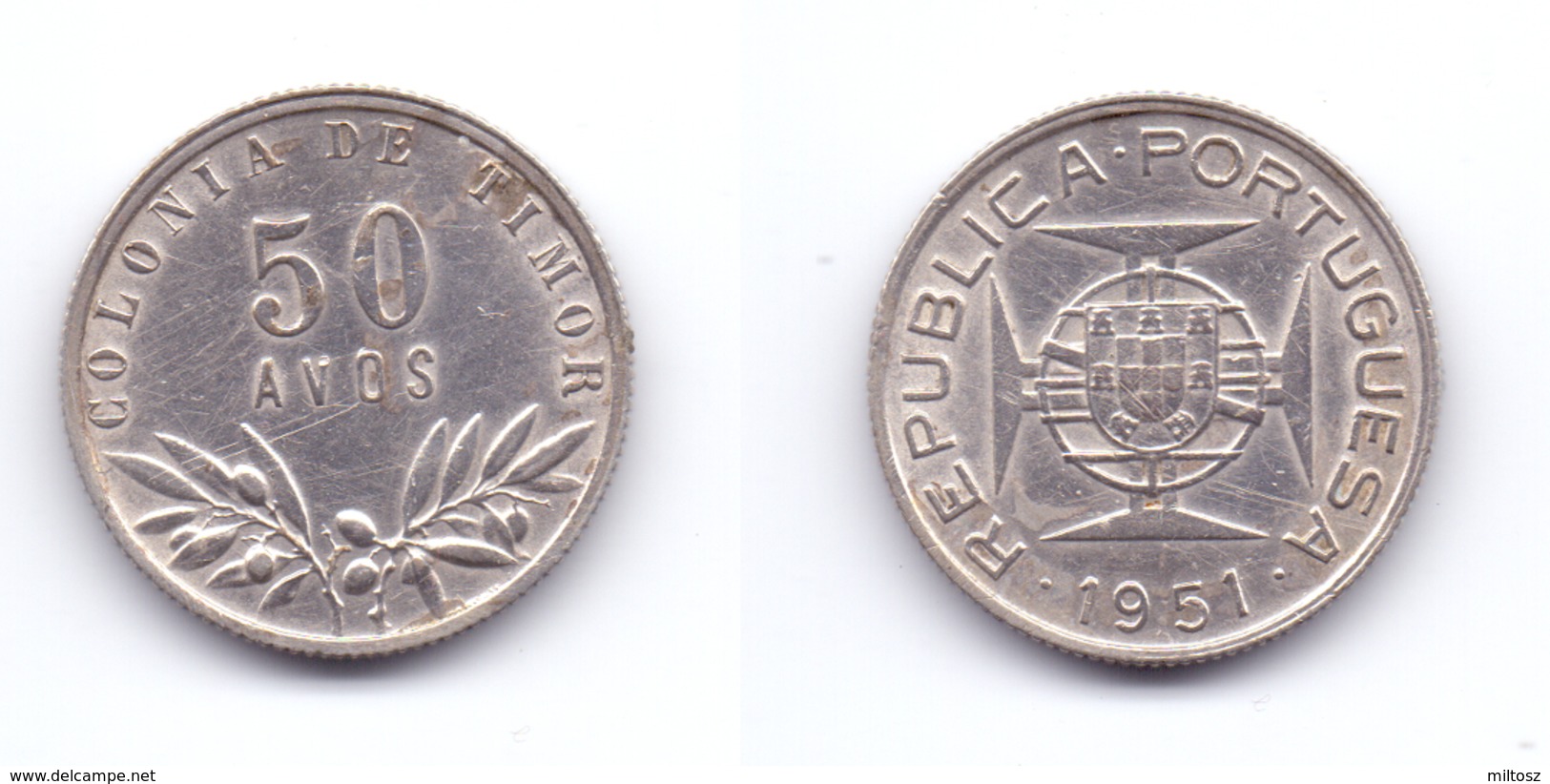 Timor 50 Avos 1951 - Timor