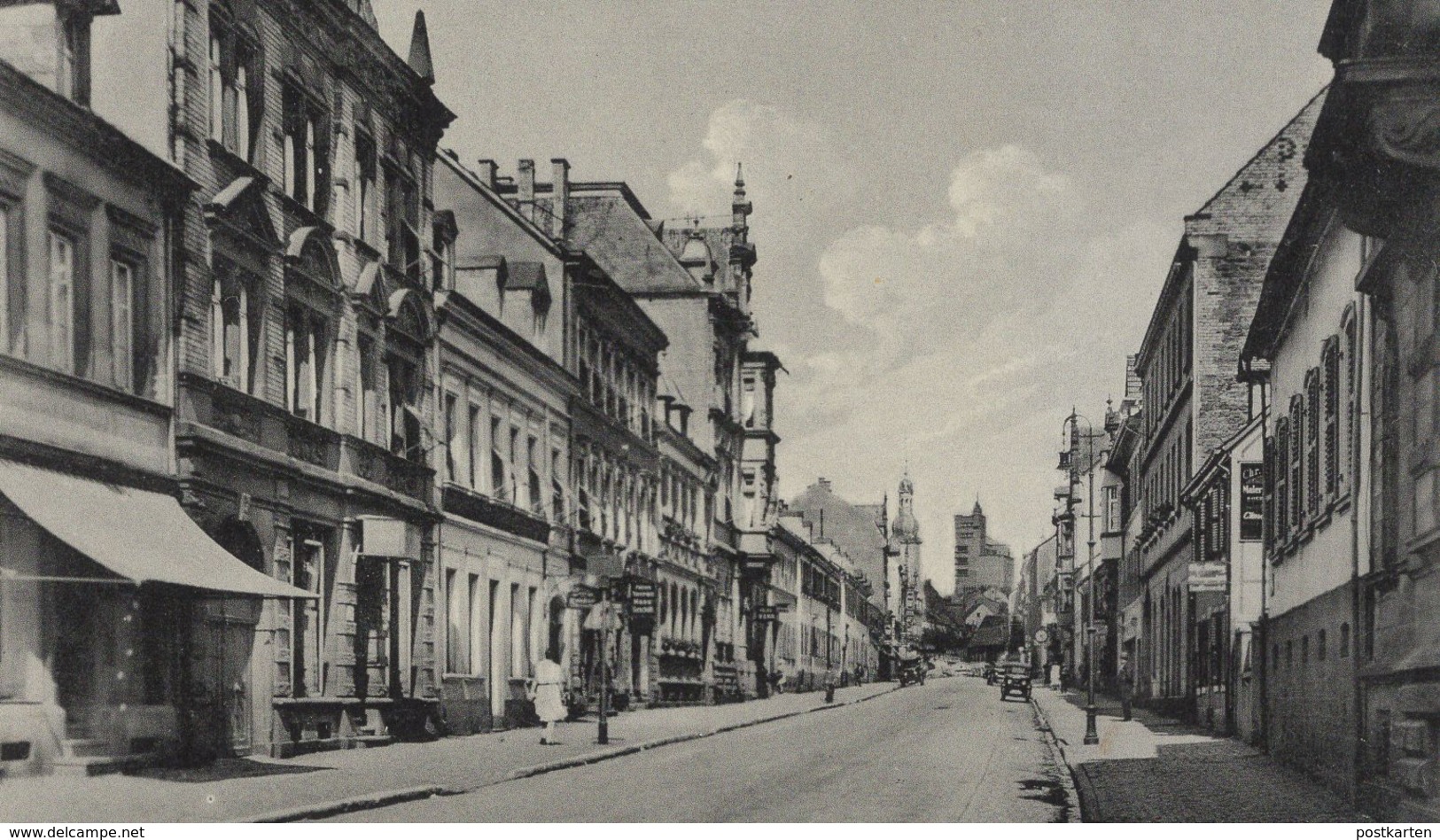 ALTE POSTKARTE ST. INGBERT KAISERSTRASSE Saar Postcard Cpa AK Ansichtskarte - Saarpfalz-Kreis