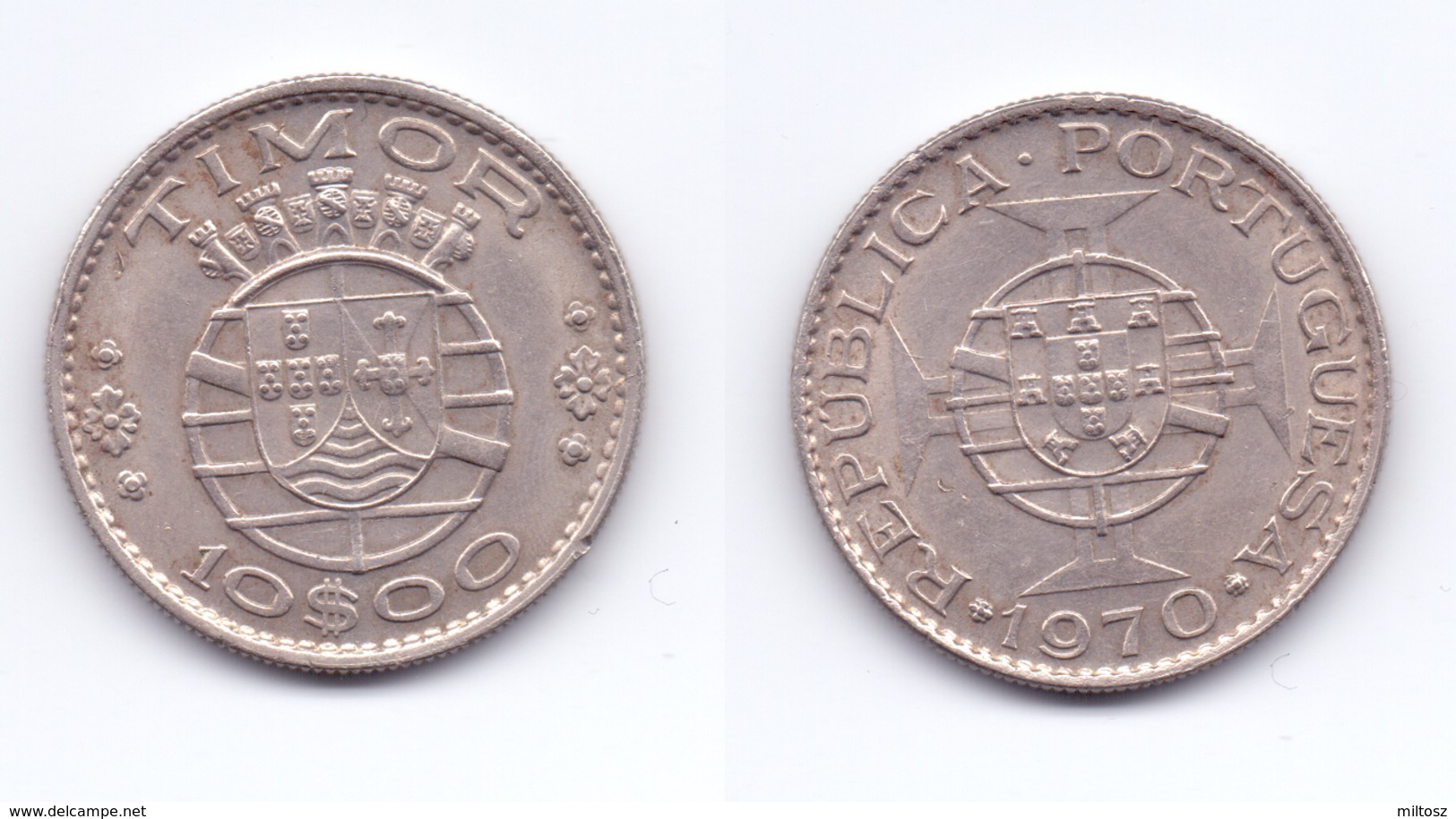 Timor 10 Escudos 1970 - Timor