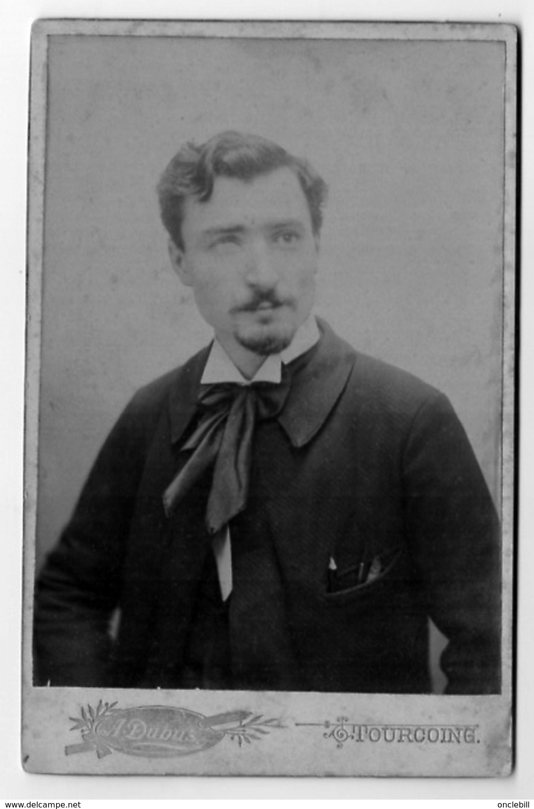 Tourcoing Photo Homme Dubus Photographe Vers 1880 Très Bon état - Anciennes (Av. 1900)