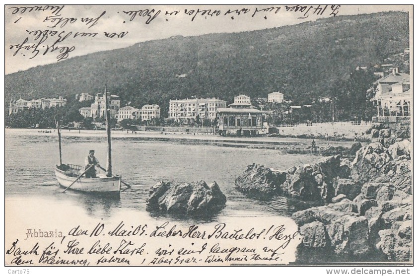 Croatie - Abbazia Opatija - Ville Port Précurseur - 1905 - Kroatië