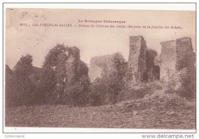 Dep 22 - Les Fotges De Salles - Ruines Du Château Des Salles : Achat Immédiat - Autres & Non Classés