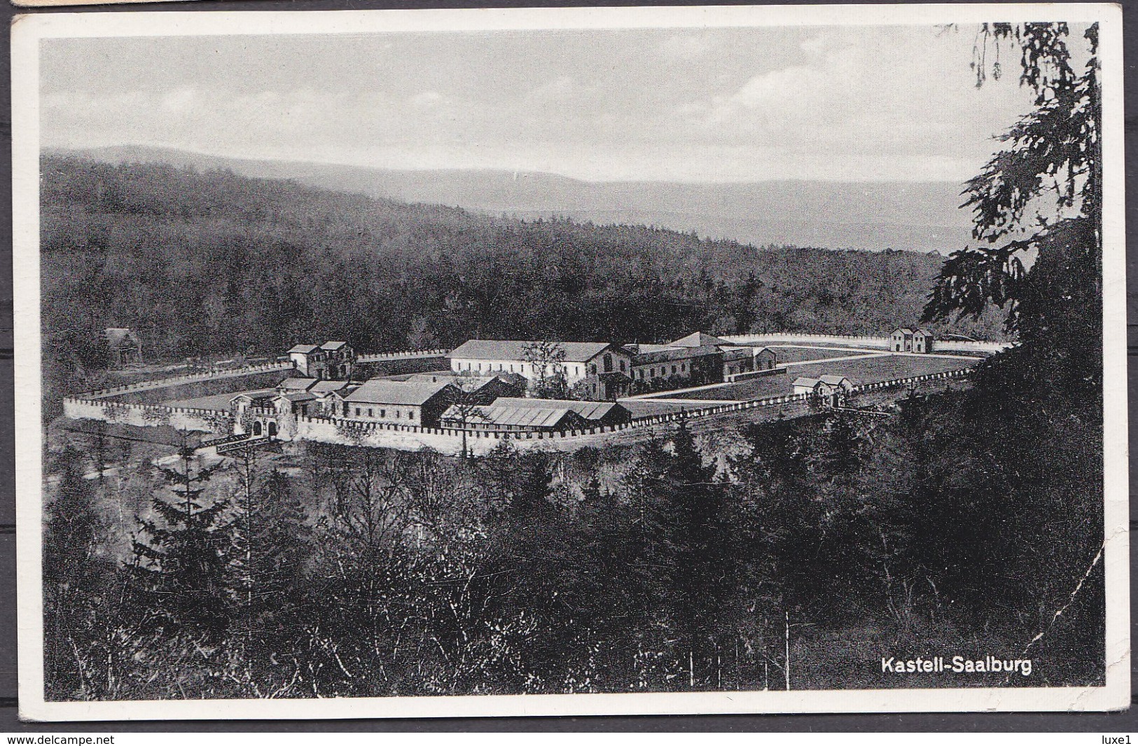 GERMANY,  SAALBURG   ,  OLD  POSTCARD - Saalburg