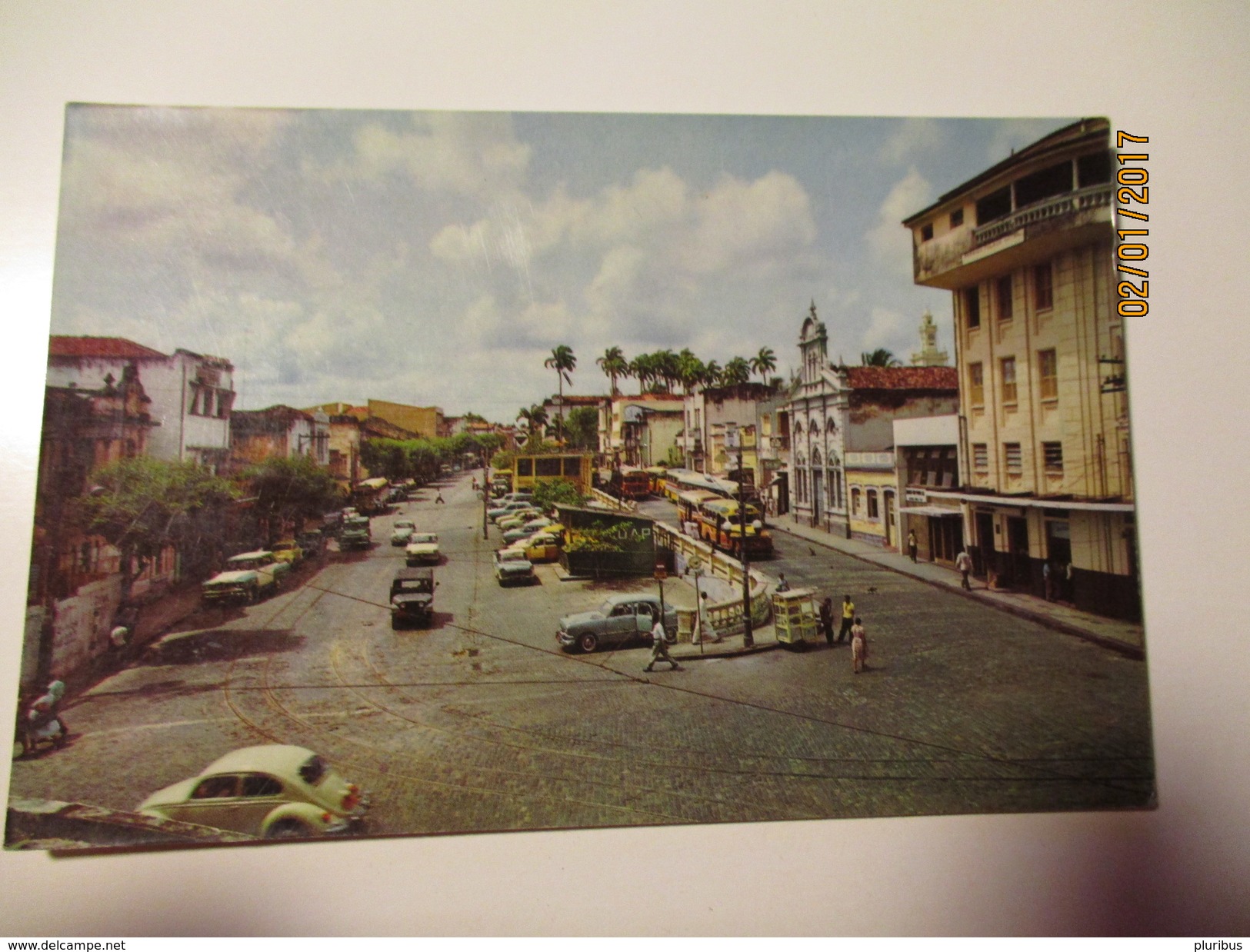 BRAZIL  JOAO PESSOA  TRAFFIC  TRAMWAY ,  POSTCARD , O - João Pessoa