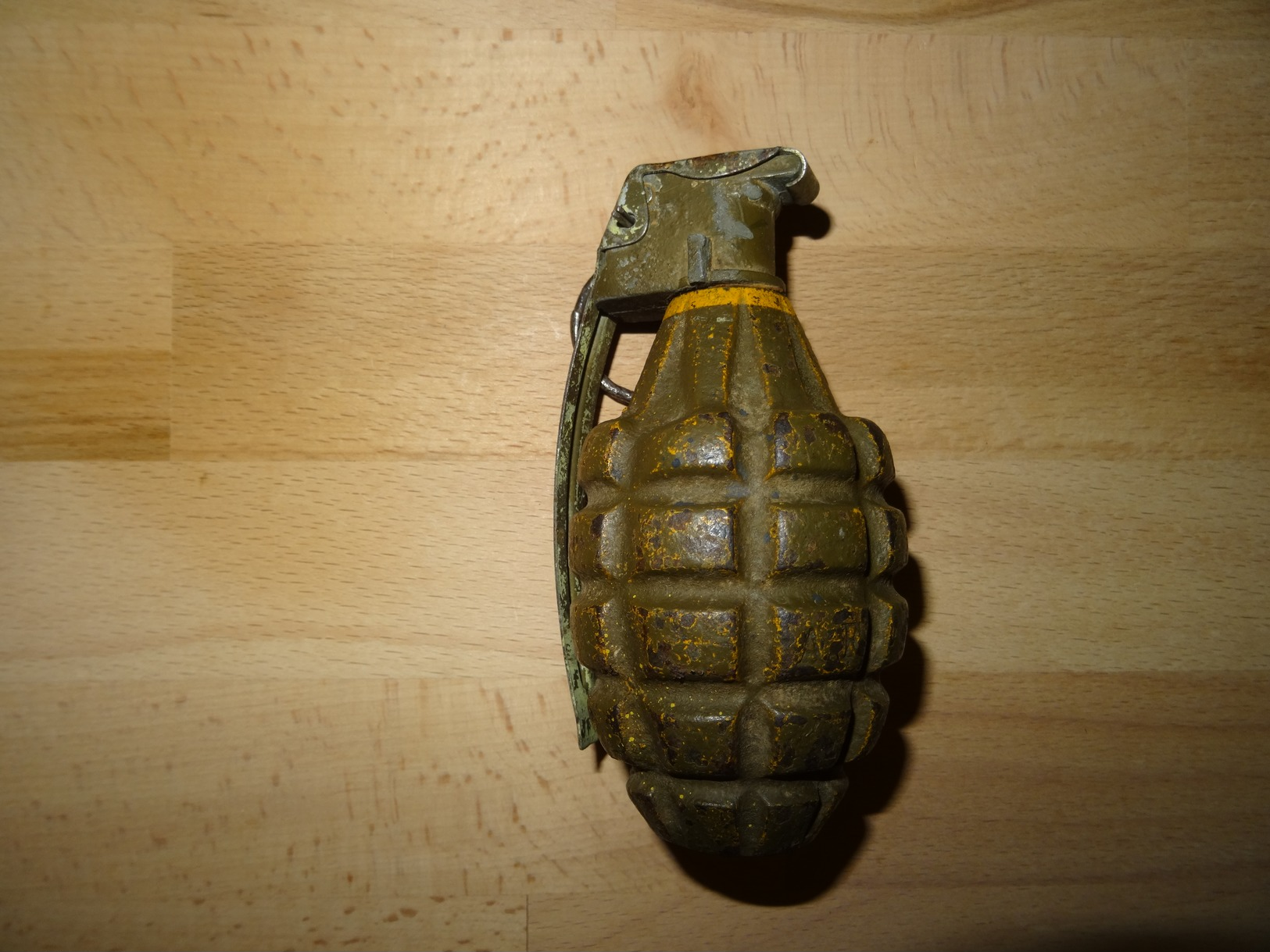 GRENADE US MK2 WW2 ORIGINALE INERTE - Armes Neutralisées