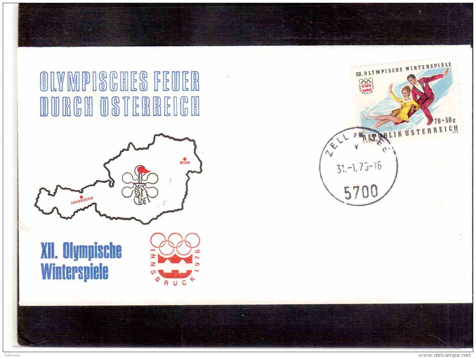 TEM8550      -   ZELL AM SEE  31.1.1976    /      XII WINTER-OLYMPIADE 1976 - Winter 1976: Innsbruck