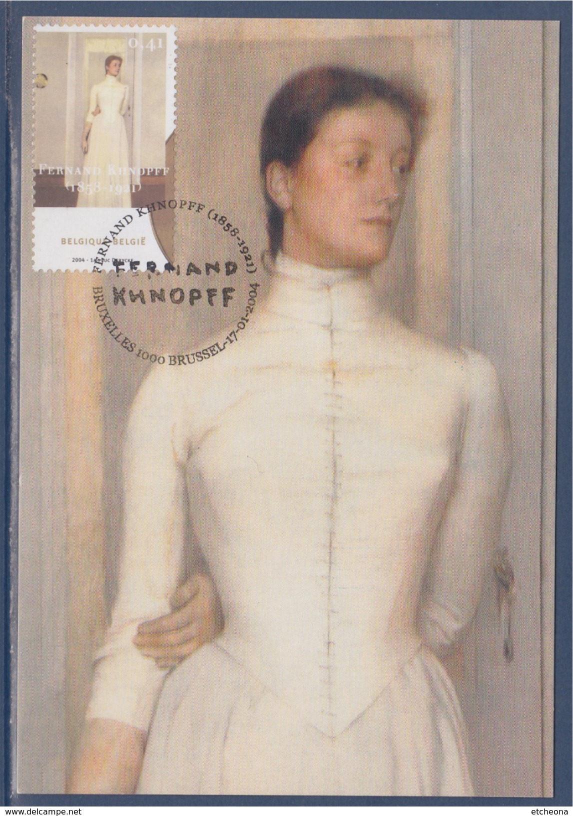 Portrait De Marguerite Khnopff Par Fernand Khnopff Carte Bruxelles 17.1.2004 - 2001-2010