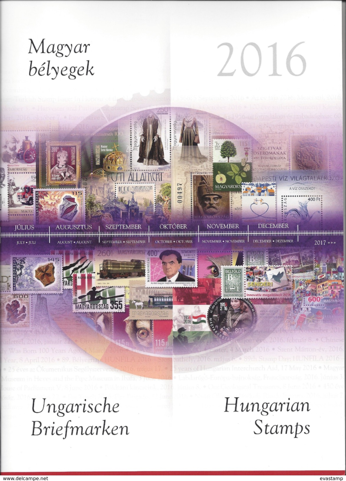 HUNGARY - 2016.Complete Year Set With Souvenir Sheets In Exclusive Case  MNH!!! - Années Complètes