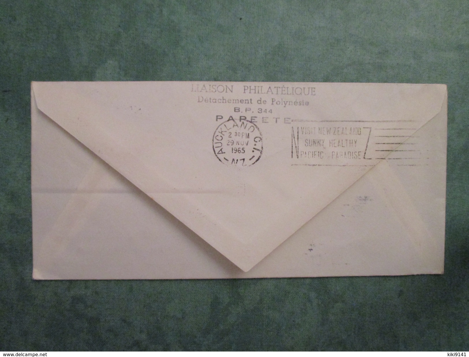 Vol Inaugural Sans Escale PAPEETE-AUCKLAND - 1960-.... Lettres & Documents