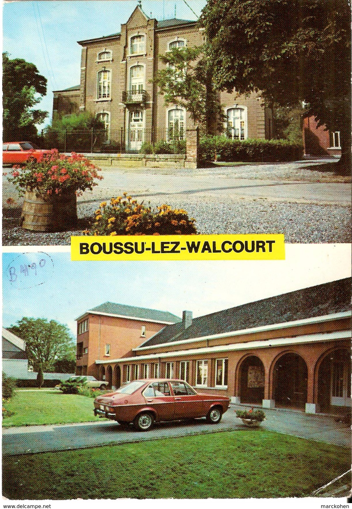 BOUSSU-LEZ-WALCOURT (6440) : Carte Multivues De L'entité (2 Vues). CPSM. - Froidchapelle