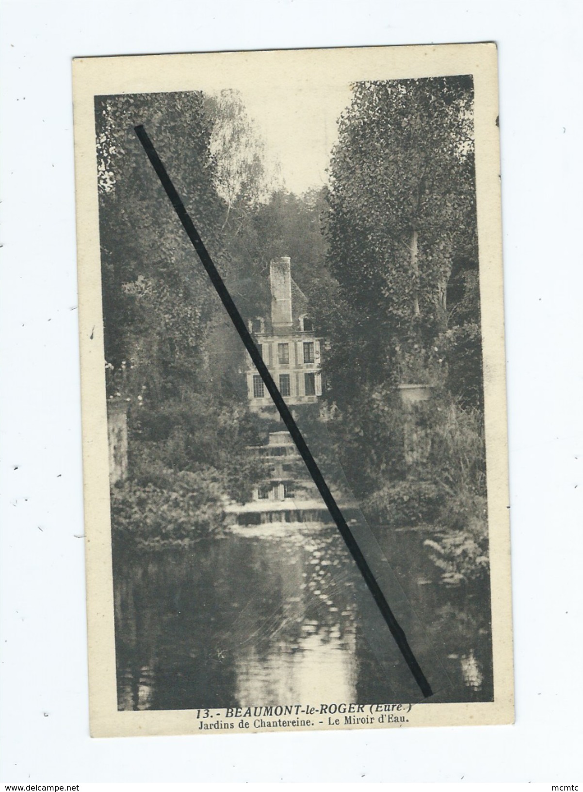 CPA - Beaumont Le Roger  (Eure) - Jardins De Chantereine - Le Miroir D'eau - Beaumont-le-Roger