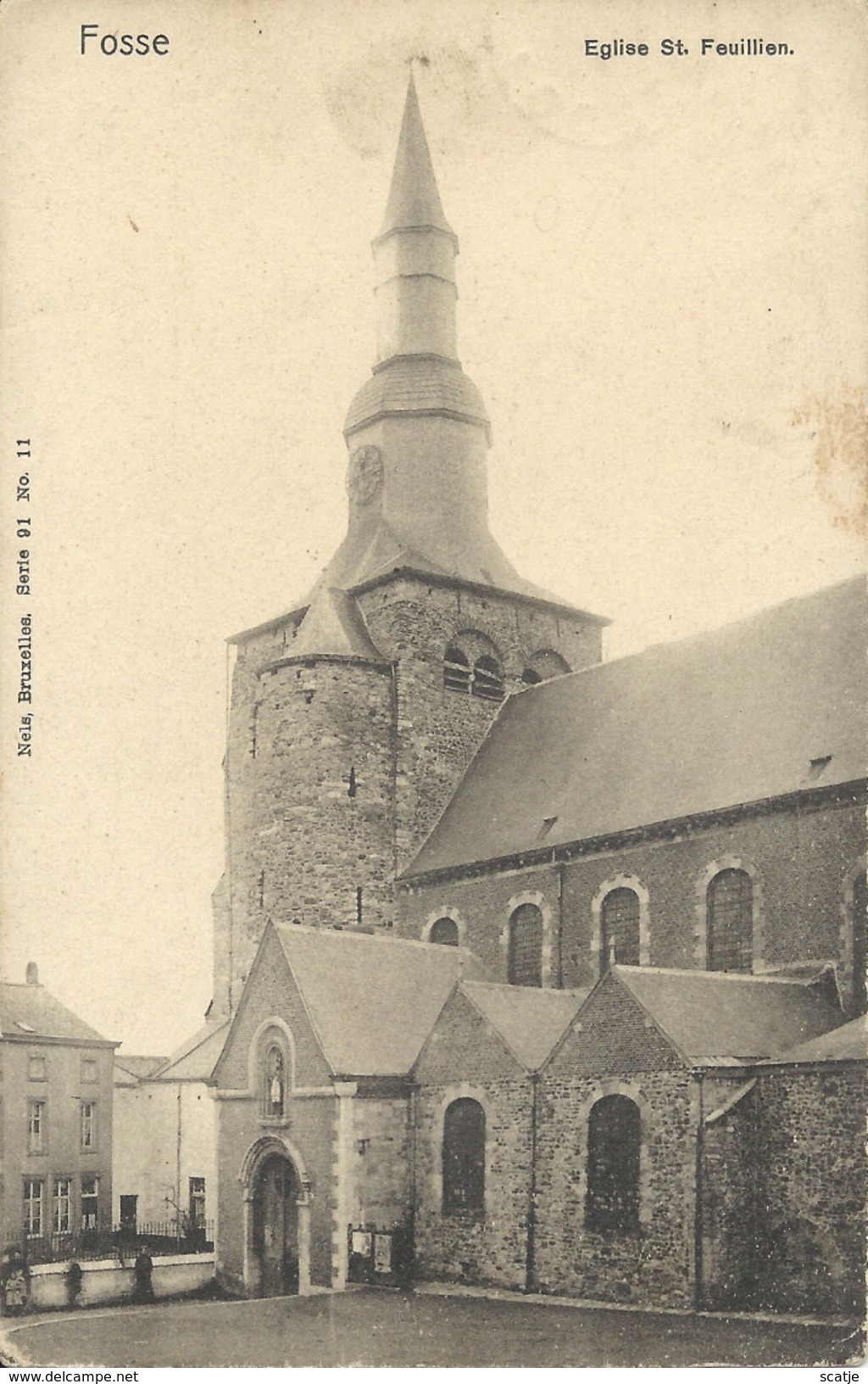 Fosse    Eglise St. Feuillien  -  1900 - Fosses-la-Ville