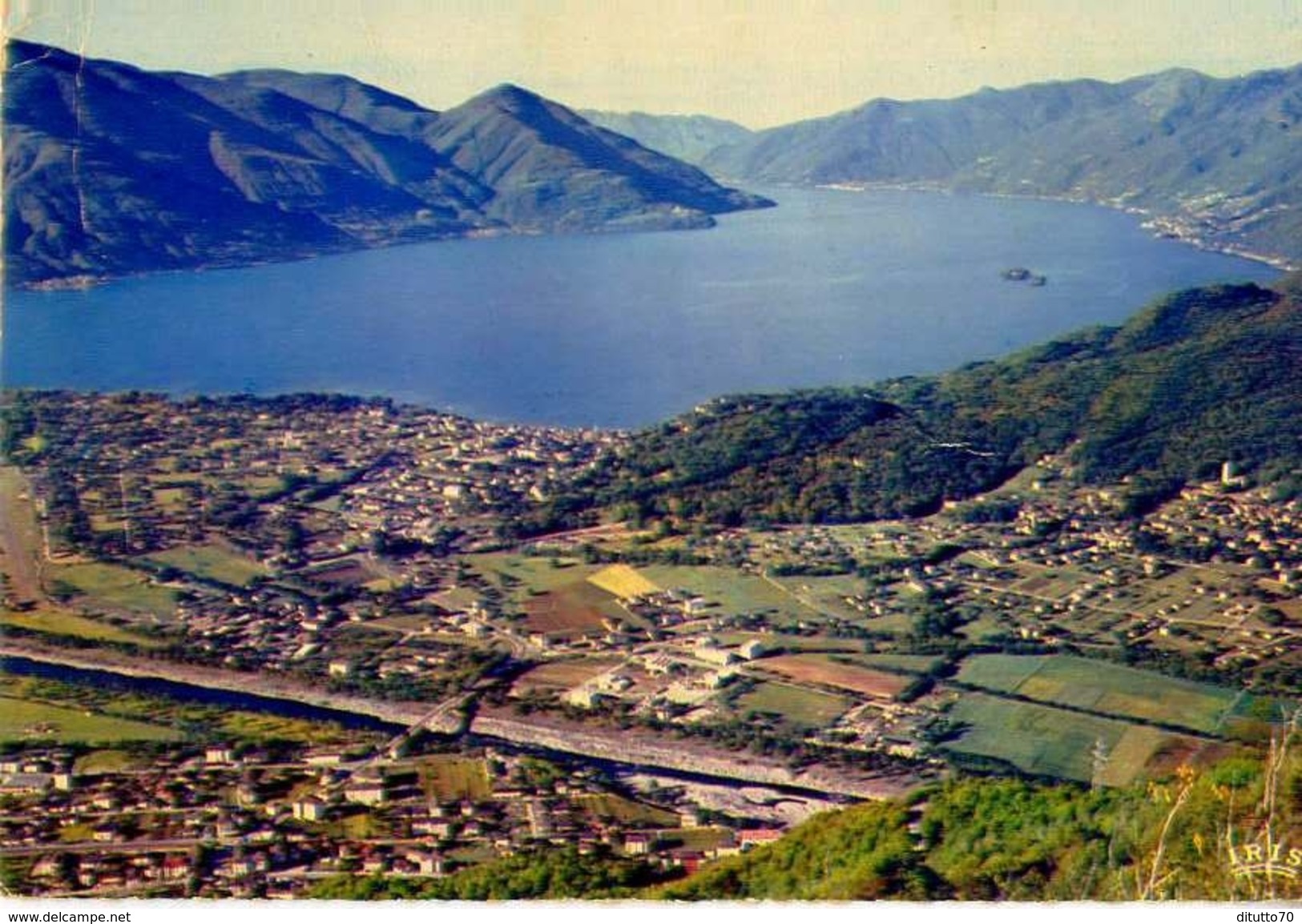 Ascona - Losone - Lago Maggiore - Visto Da Monte Bre - 678 - Formato Grande Viaggiata Mancante Di Affrancatura - E - Losone