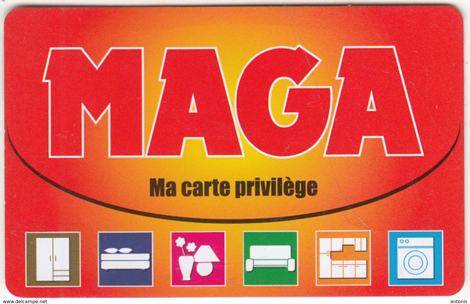 FRANCE - Maga, Magnetic Member Card, Used - Altri & Non Classificati