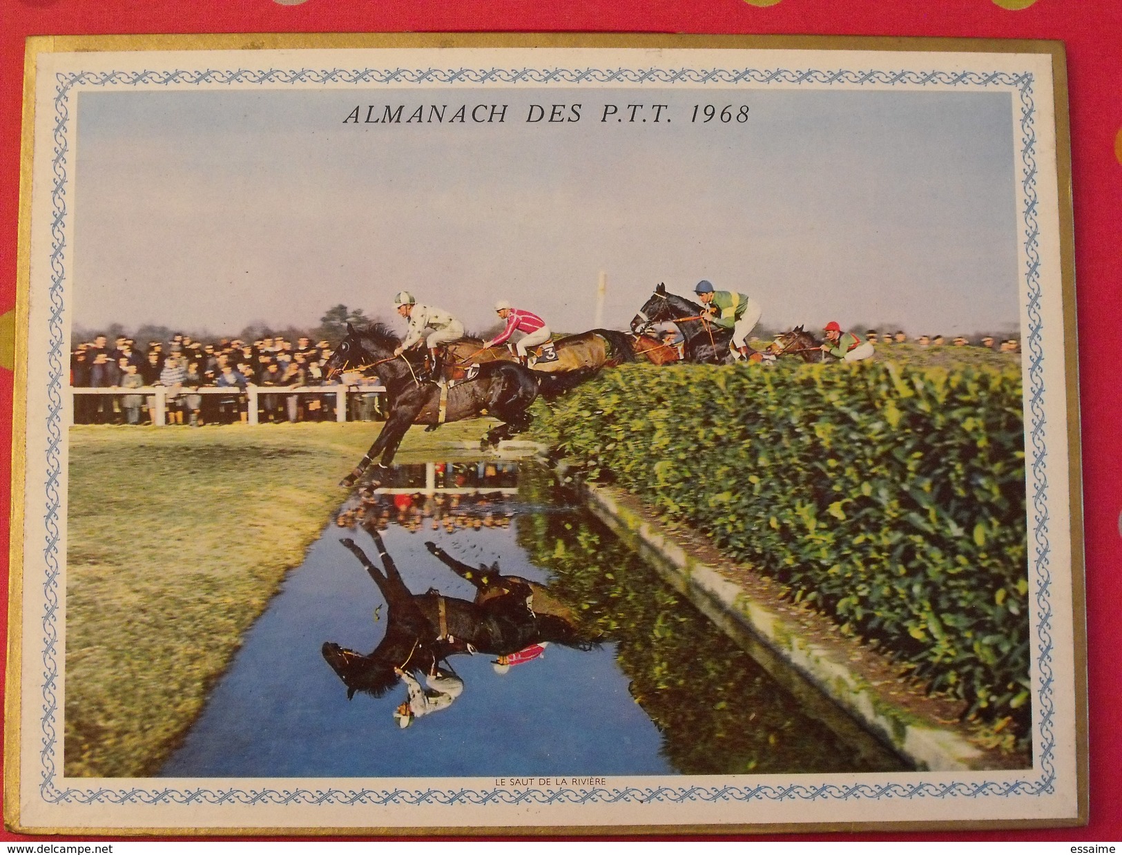 Almanach Des PTT. 1968. Calendrier Poste, Postes Télégraphes.. Cheval Saut  Vernet Les Bains Canigou - Grand Format : 1961-70