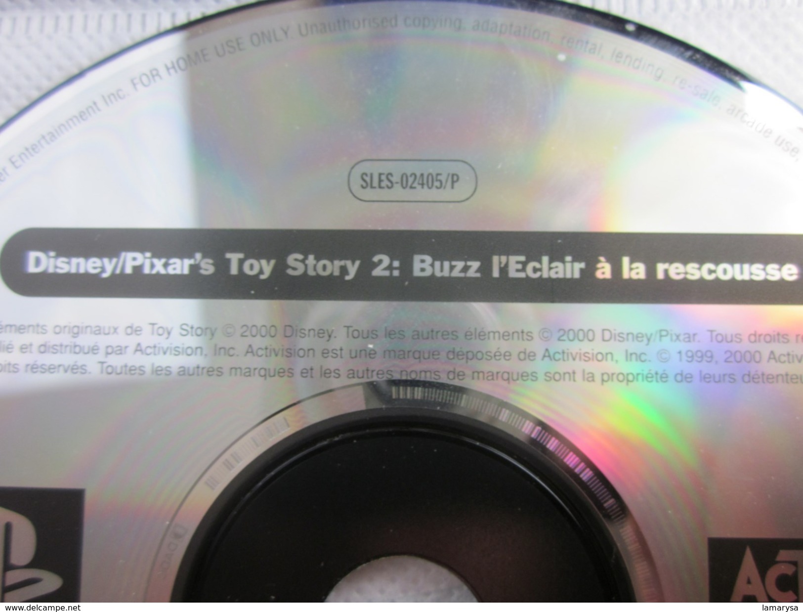 DISNEY PIXAR'S TOY STORY2 BUZZ L'ECLAIR A LA RESCOUSSE ACTIVISION PS2 Jeux électroniques Jeu Vidéo Sony PlayStation 2 - Playstation 2