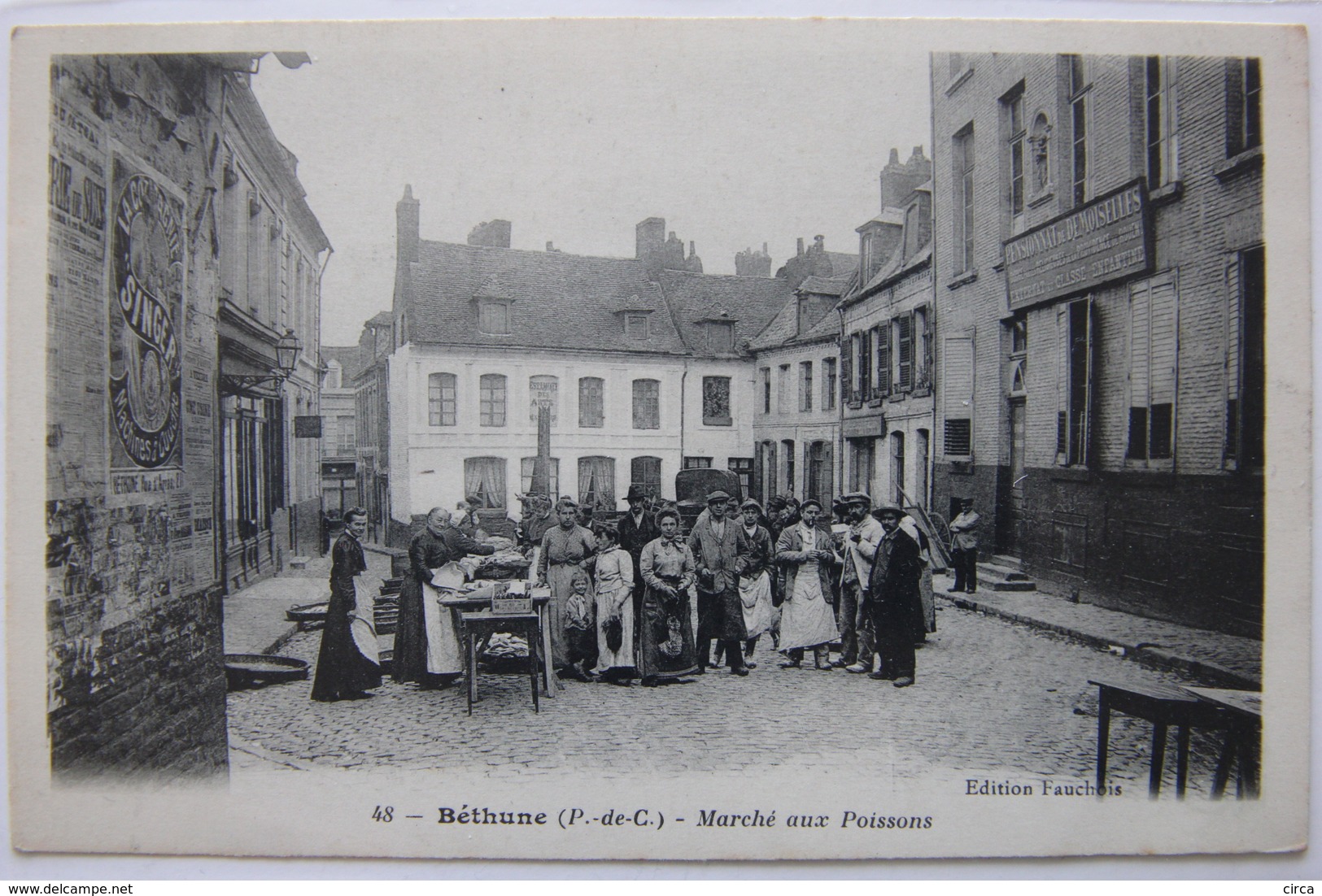 Béthune (62 Pas-de-Calais), Le Marché Aux Poissons. - Bethune